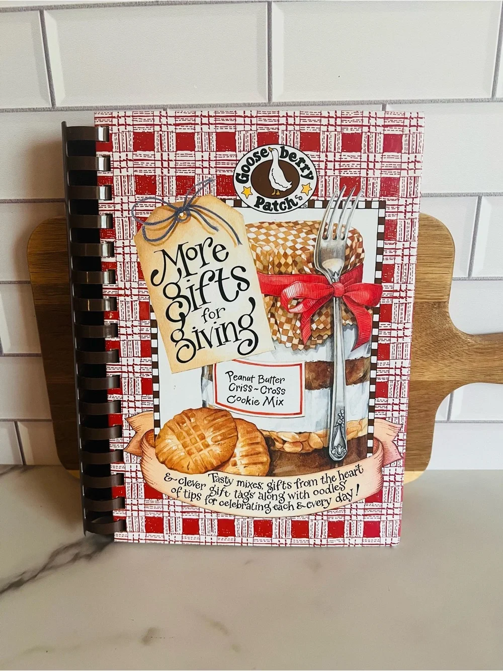 Gooseberry Patch More Gifts for Giving Cookbook - Red Plaid
